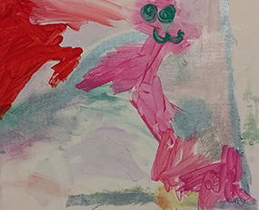 Pink Dog by Lucy O'Brien Age 4 yrs 